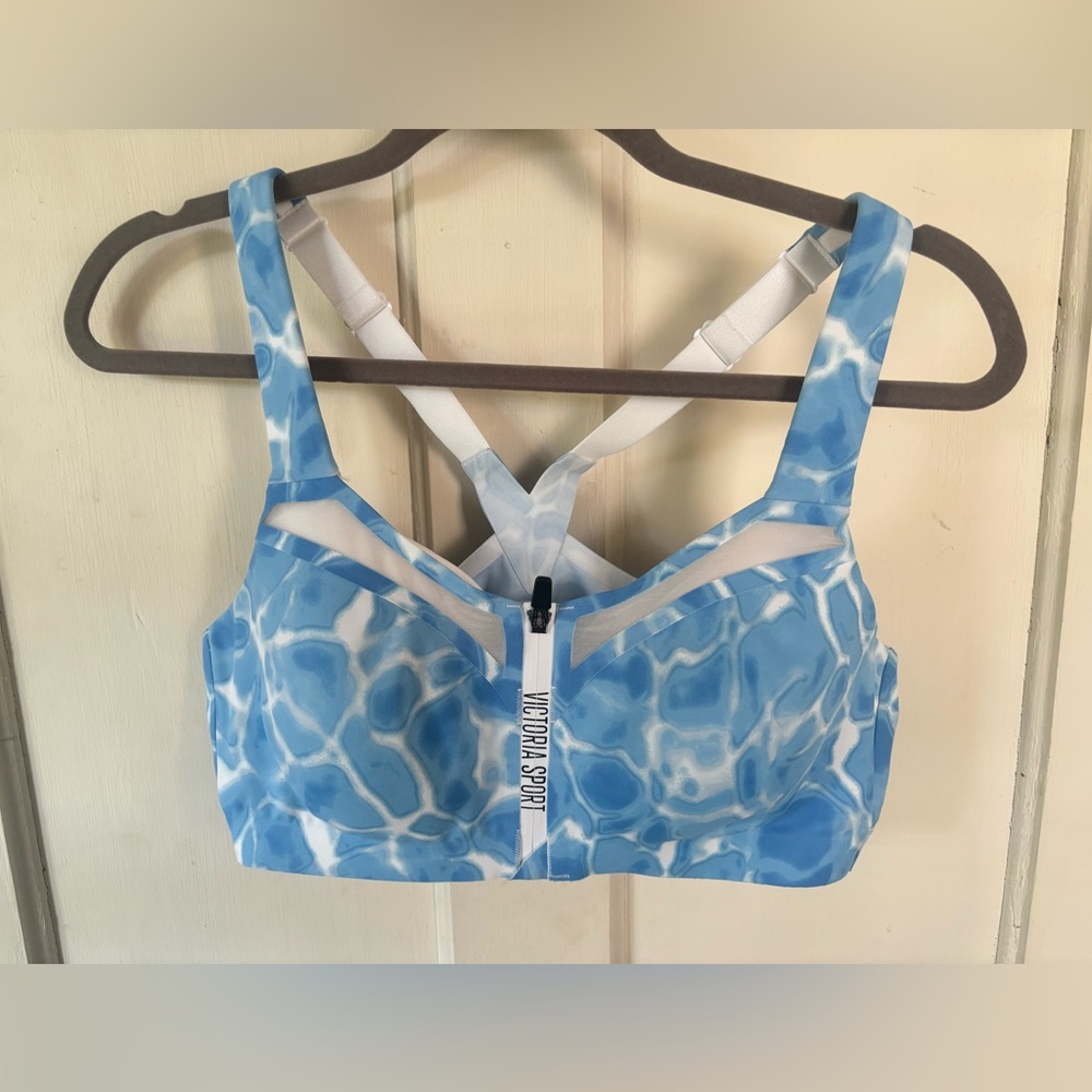 Victoria Secret Blue Incredible Knock-out Ultra Max Sports Bra Women’s 38 C